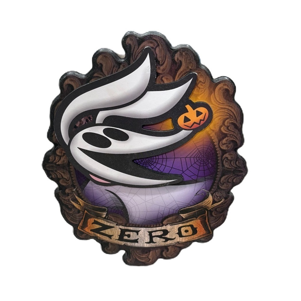 Disney Zero Stand Up Sign Halloween Decor Dog Nightmare Before Christmas NEW